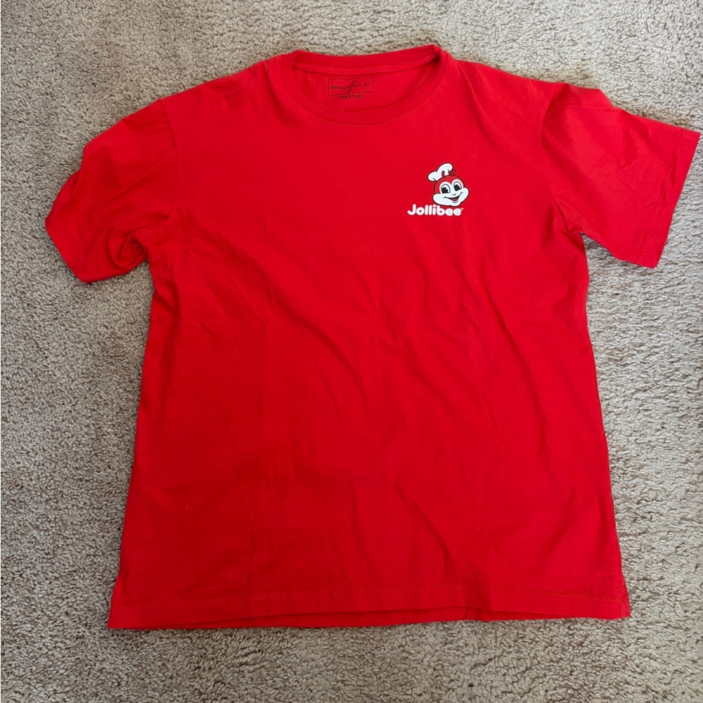Bench Jollibee Red Graphic Short Sleeve Tee